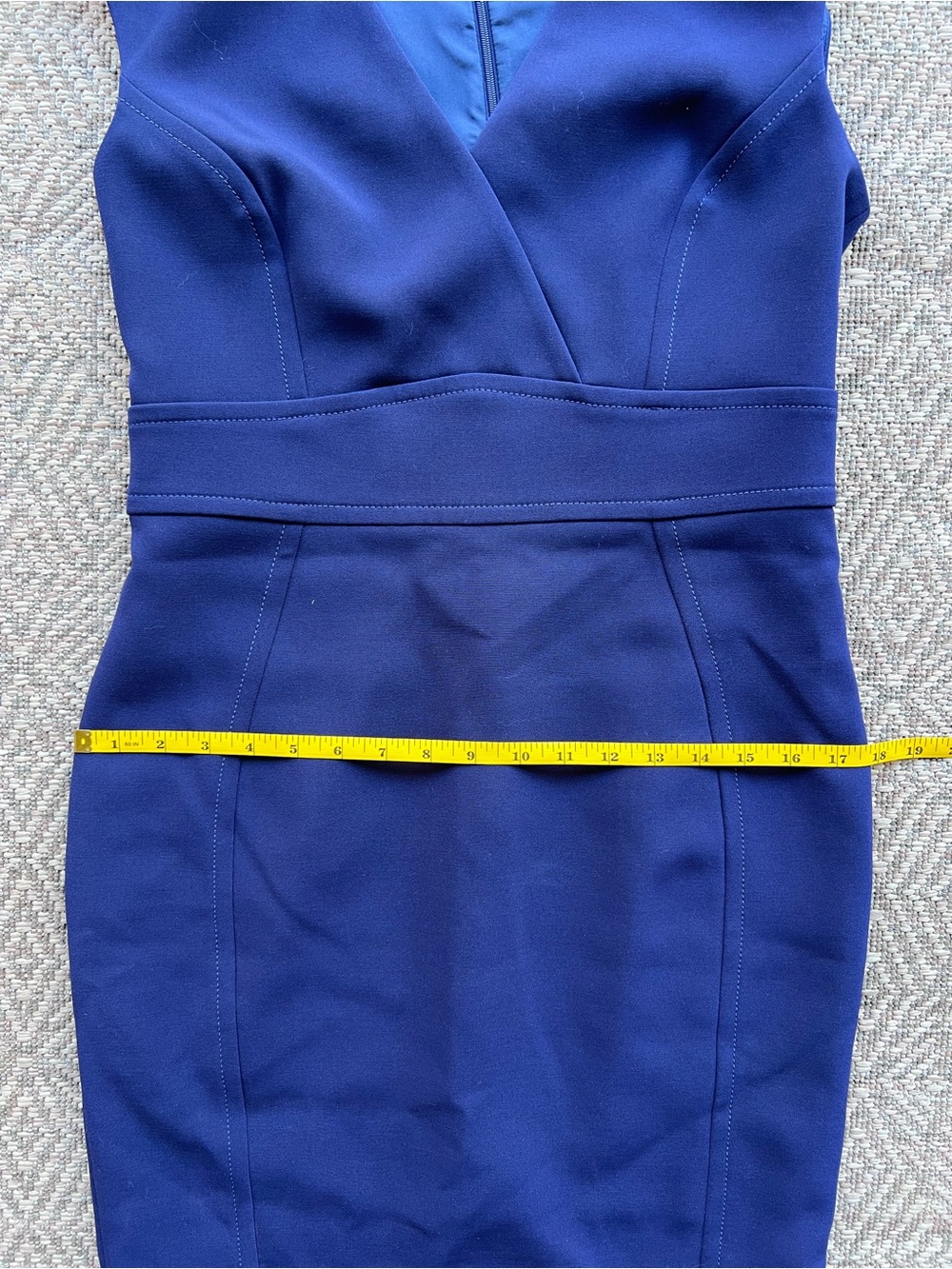 Brooks Brothers Dress 8P Navy Bonotto Italian Fabric Sheath Career Made Portugal - Picture 6 of 10